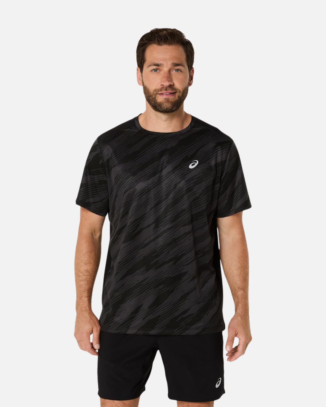 T-Shirt Asics Core All Over Print - Noir