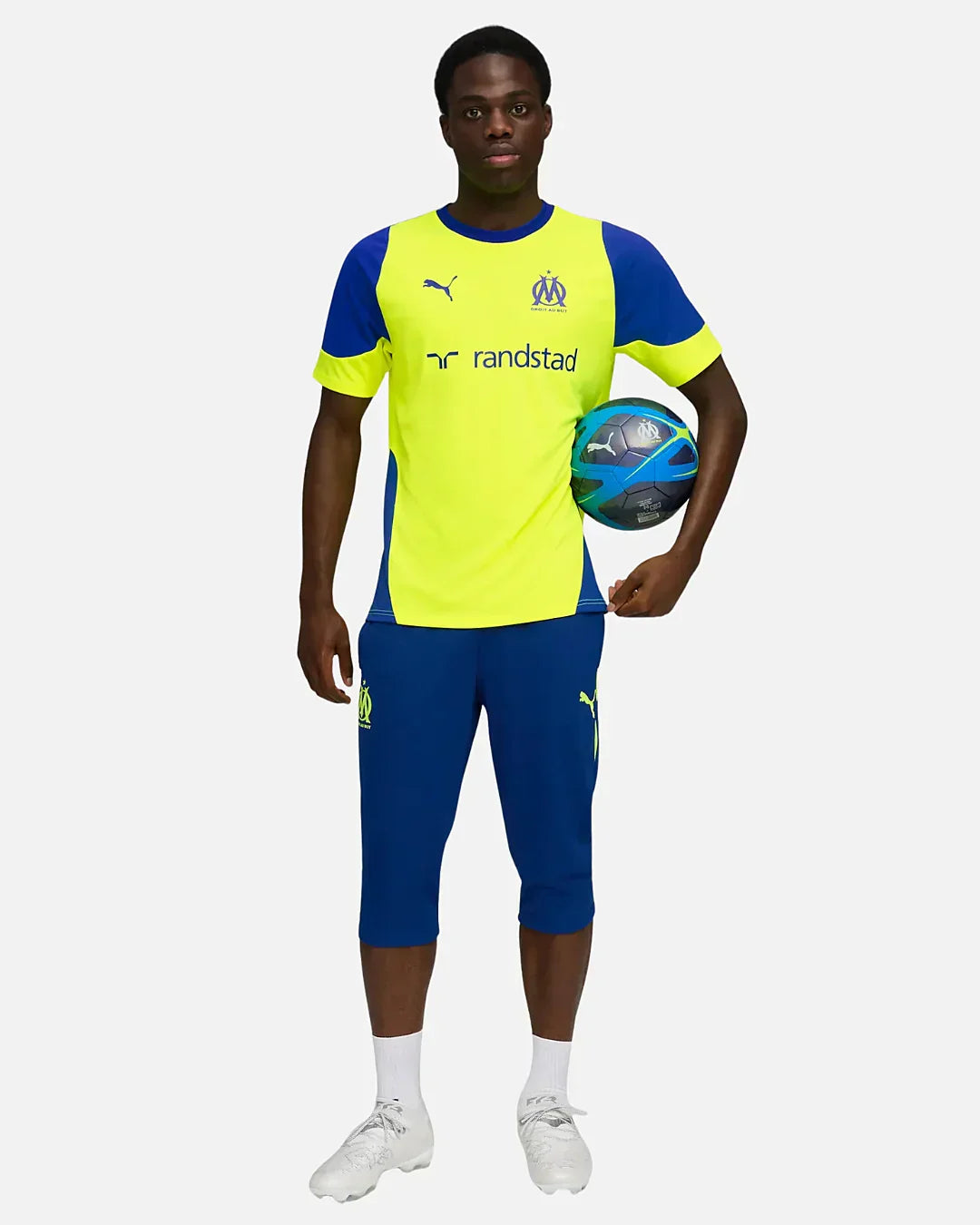 Maillot d'entraînement OM 2025/2026 - Jaune/Bleu