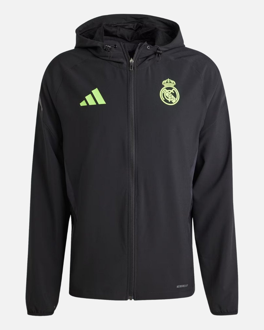Veste de survêtement Real Madrid 2025/2026 - Noir/Vert