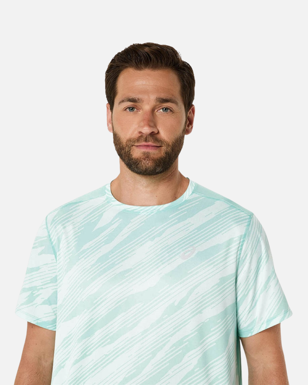 T-Shirt Asics Core All Over Print - Vert