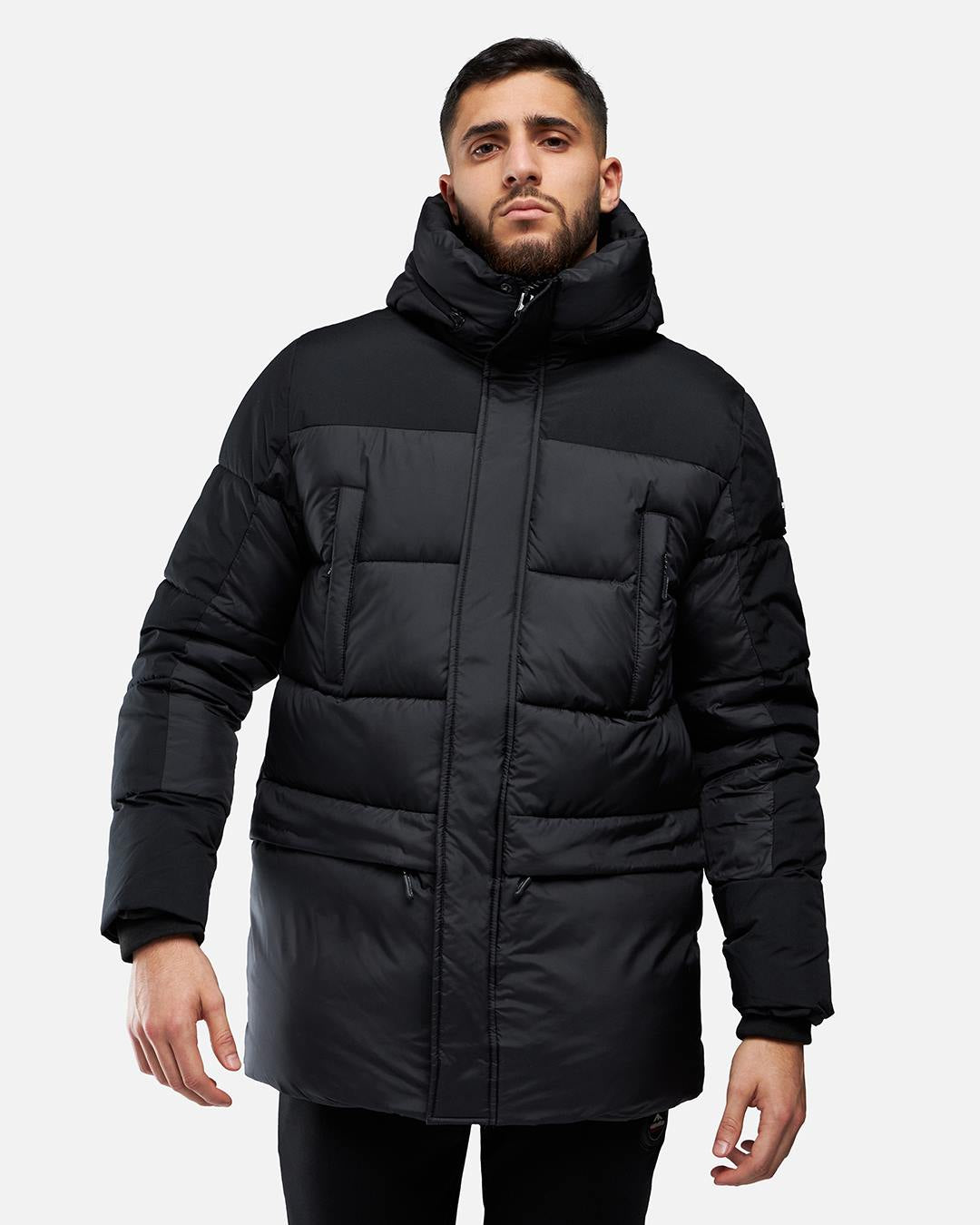 Doudoune Helvetica Ricky 2 cagoule intégrée - Noir