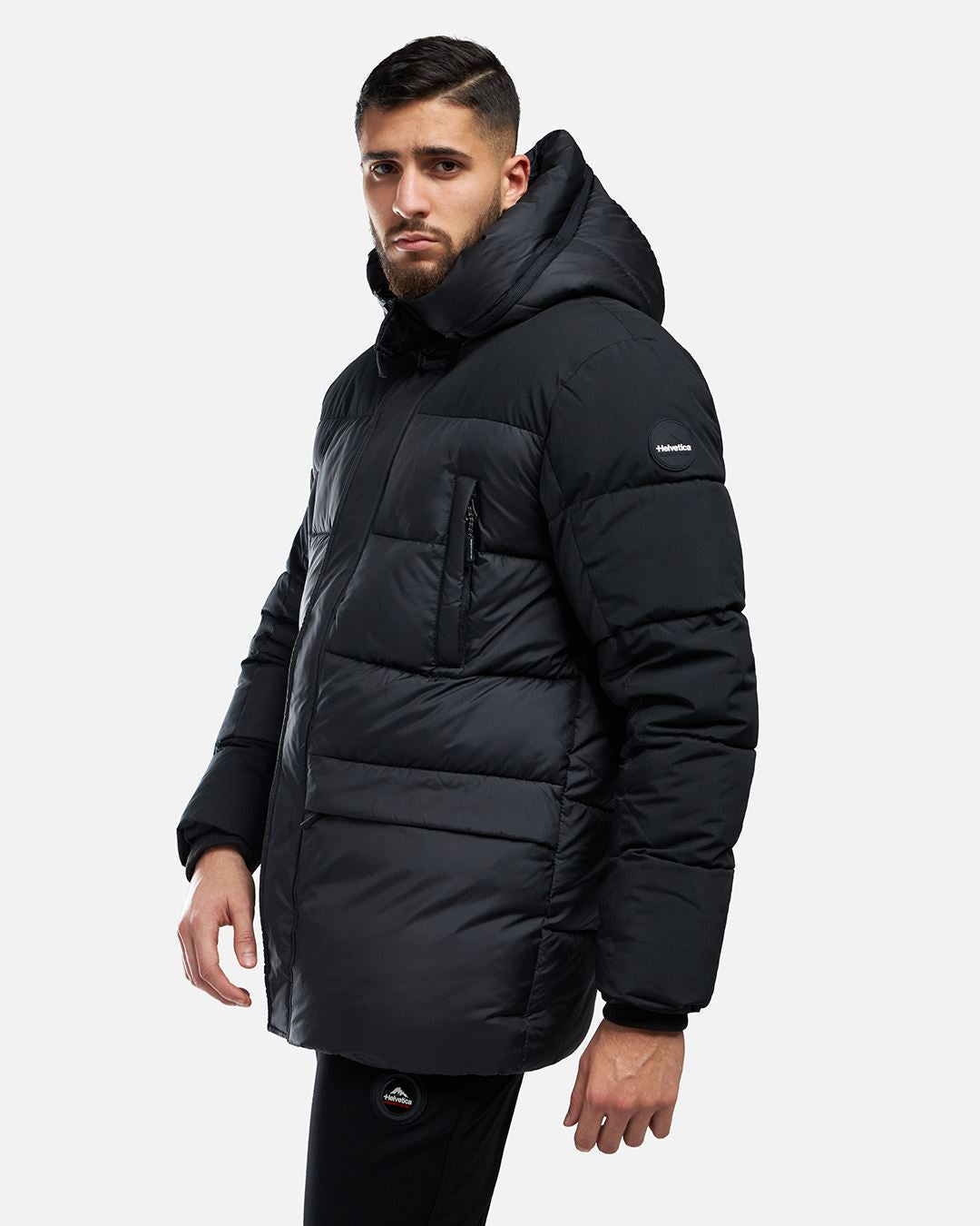 Doudoune Helvetica Ricky 2 cagoule intégrée - Noir