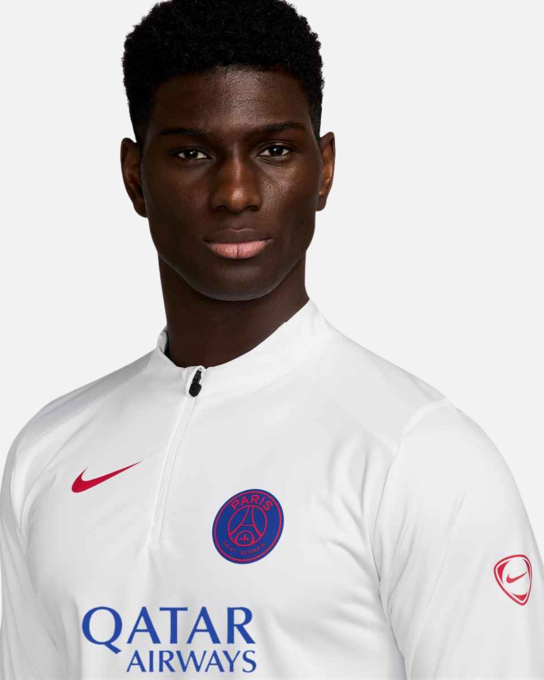 Haut d'entraînement PSG Strike 2025/2026 - Blanc