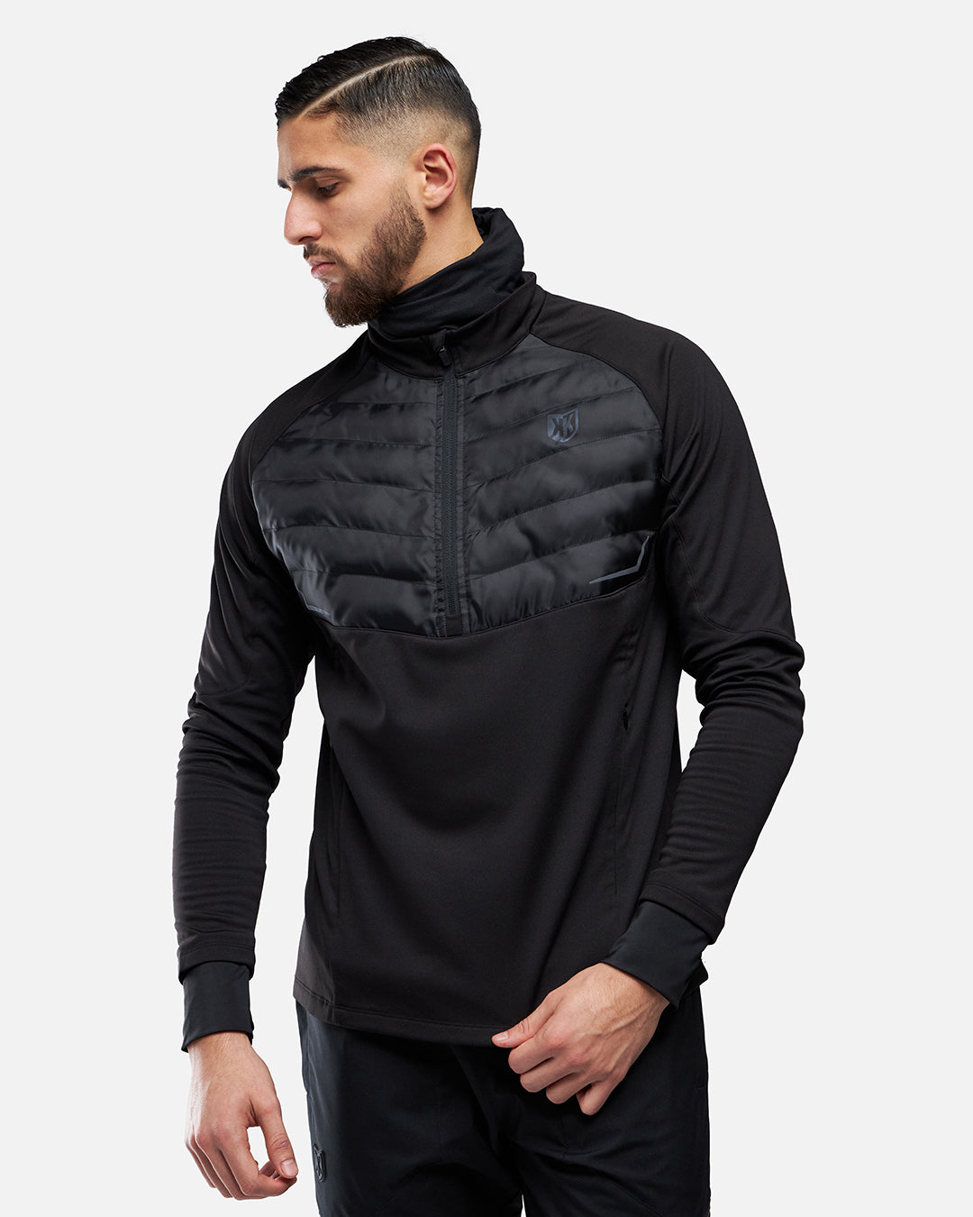 Haut FK Rocks 1/2 Zip Cagoule Intégrée - Noir