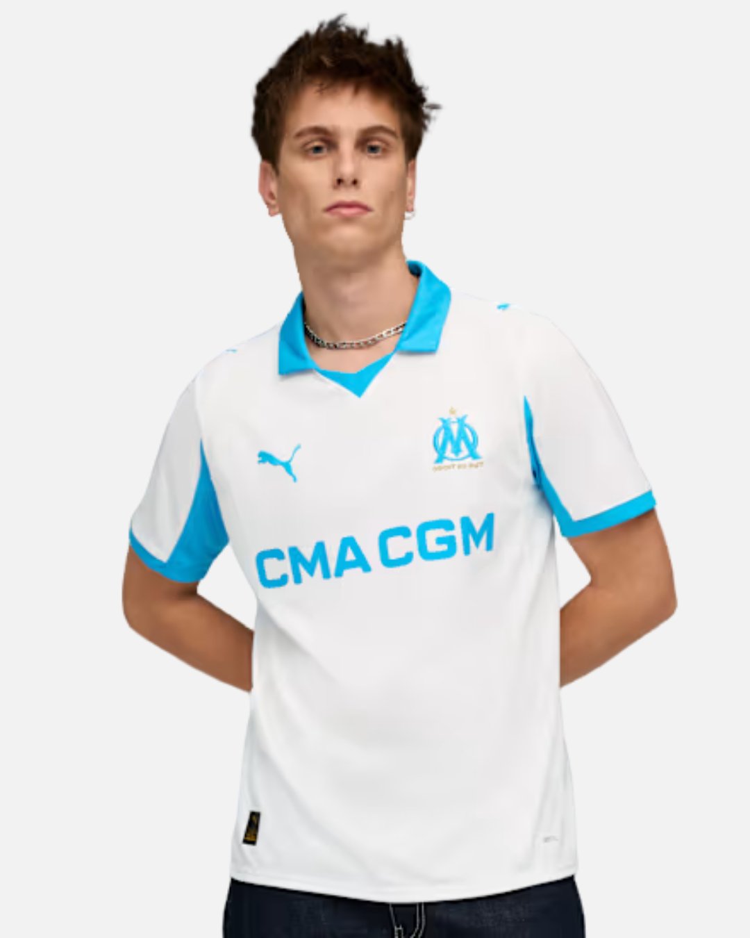 Maillot Domicile OM 2025/2026 - Blanc