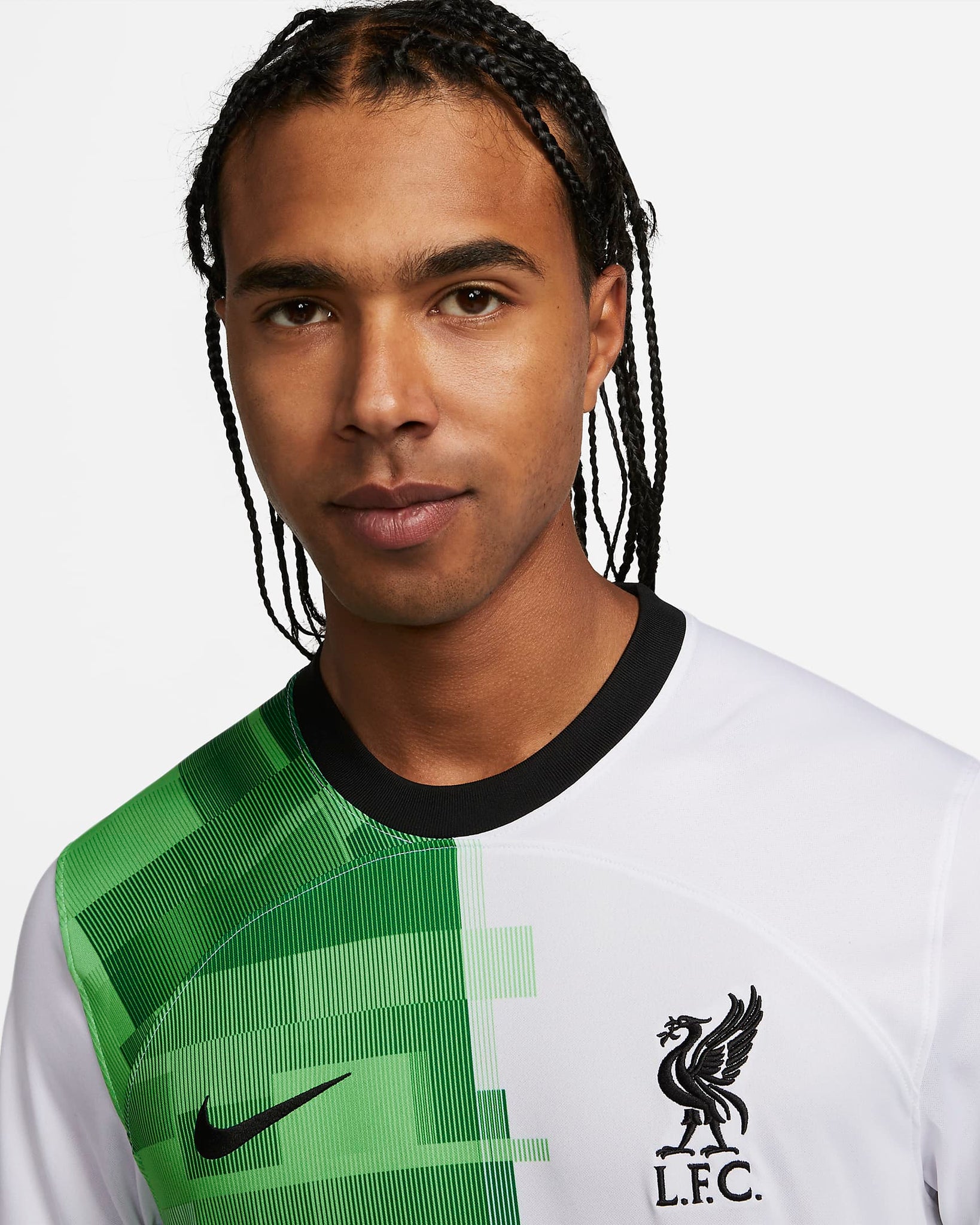 Maillot Extérieur Liverpool  - Blanc/Vert/Noir