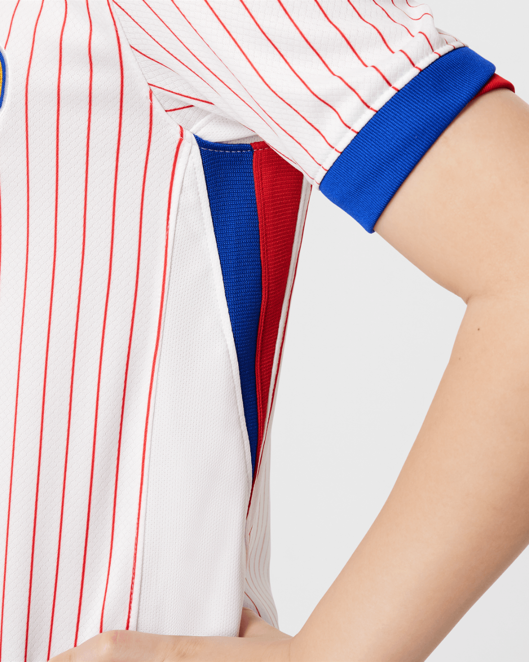 Maillot Extérieur Equipe de France Junior 2024 - Blanc/Bleu/Rouge