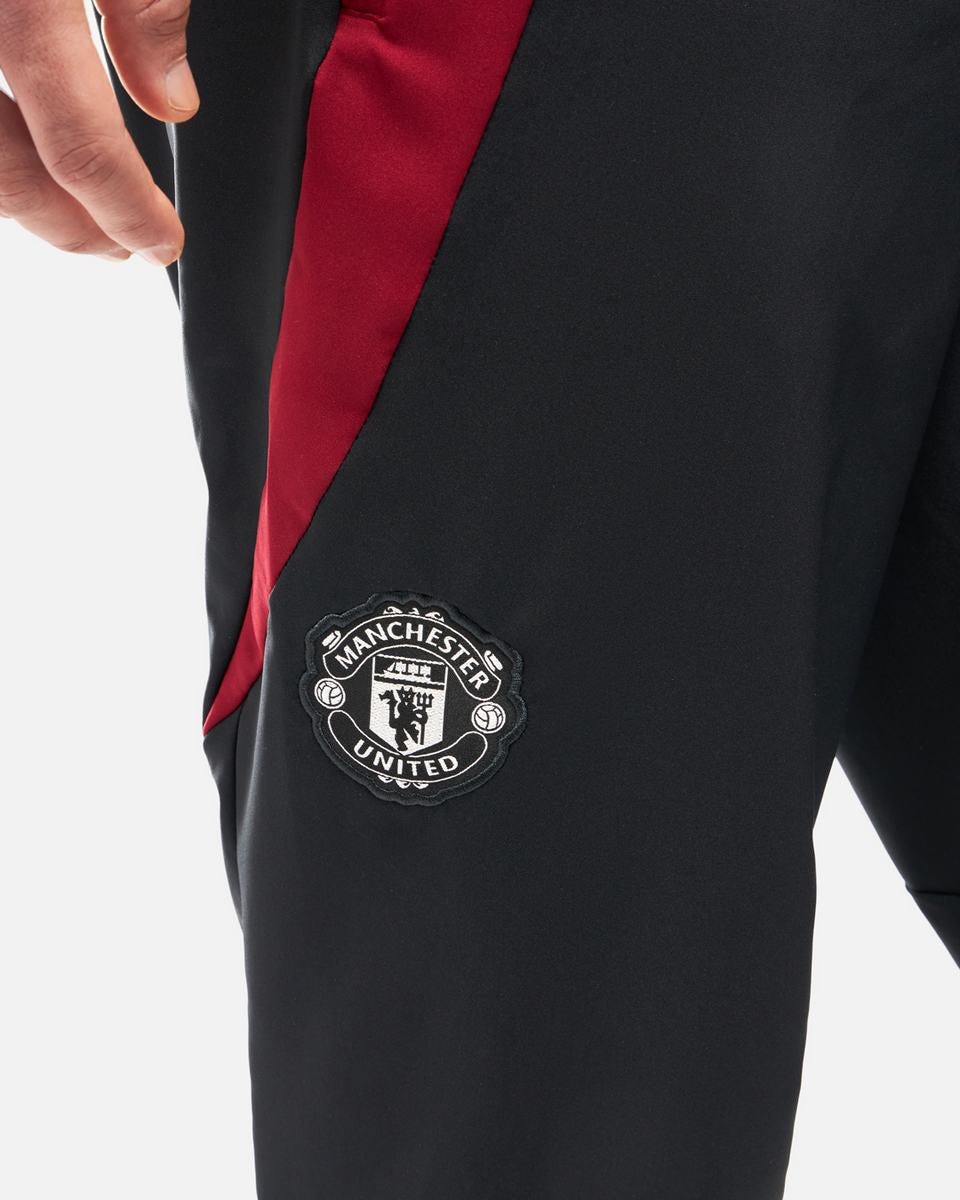 Pantalon de survêtement Manchester United 2024/2025 - Noir/Rouge