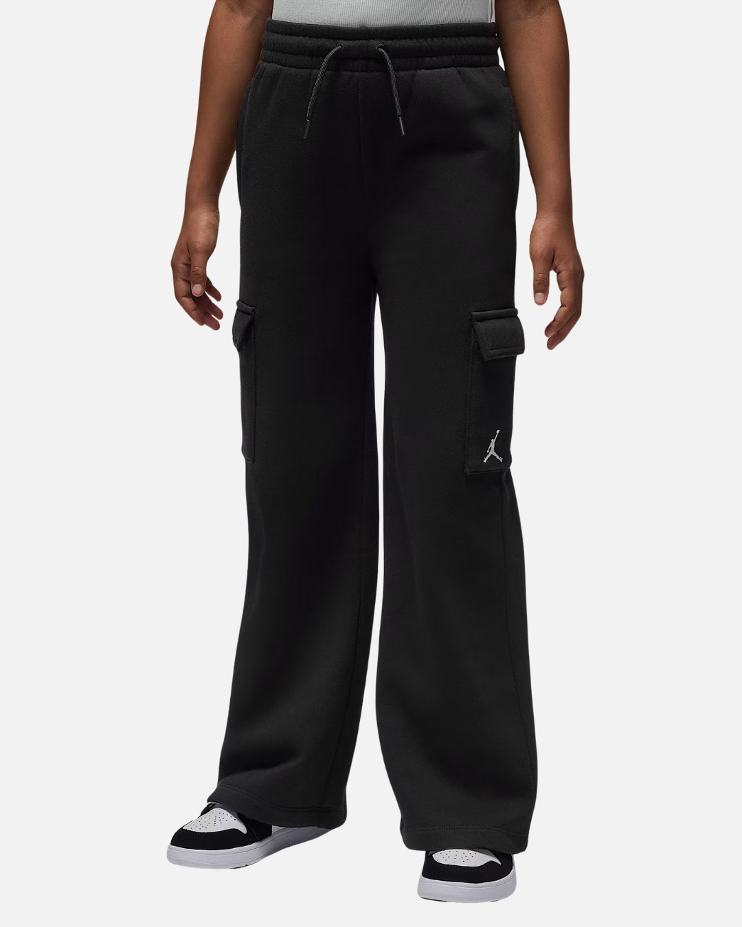 Pantalons Nike cargo Polaire Jordan Brooklyn Junior - Noir