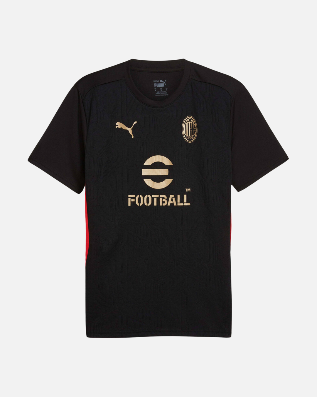 Maillot d'entrainement AC Milan 2024/2025 - Noir/Rouge