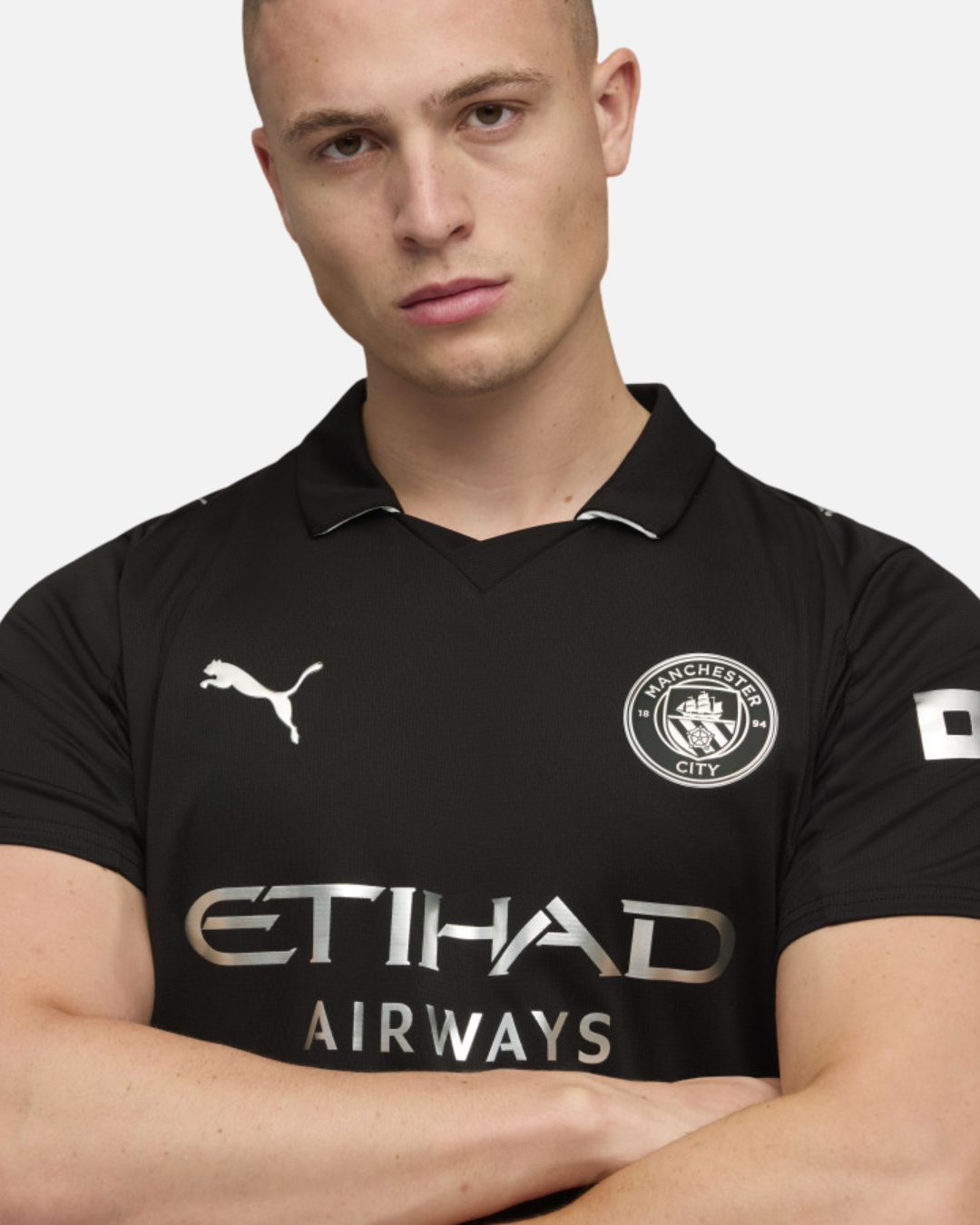 Maillot Extérieur Manchester City 2025/2026 - Noir