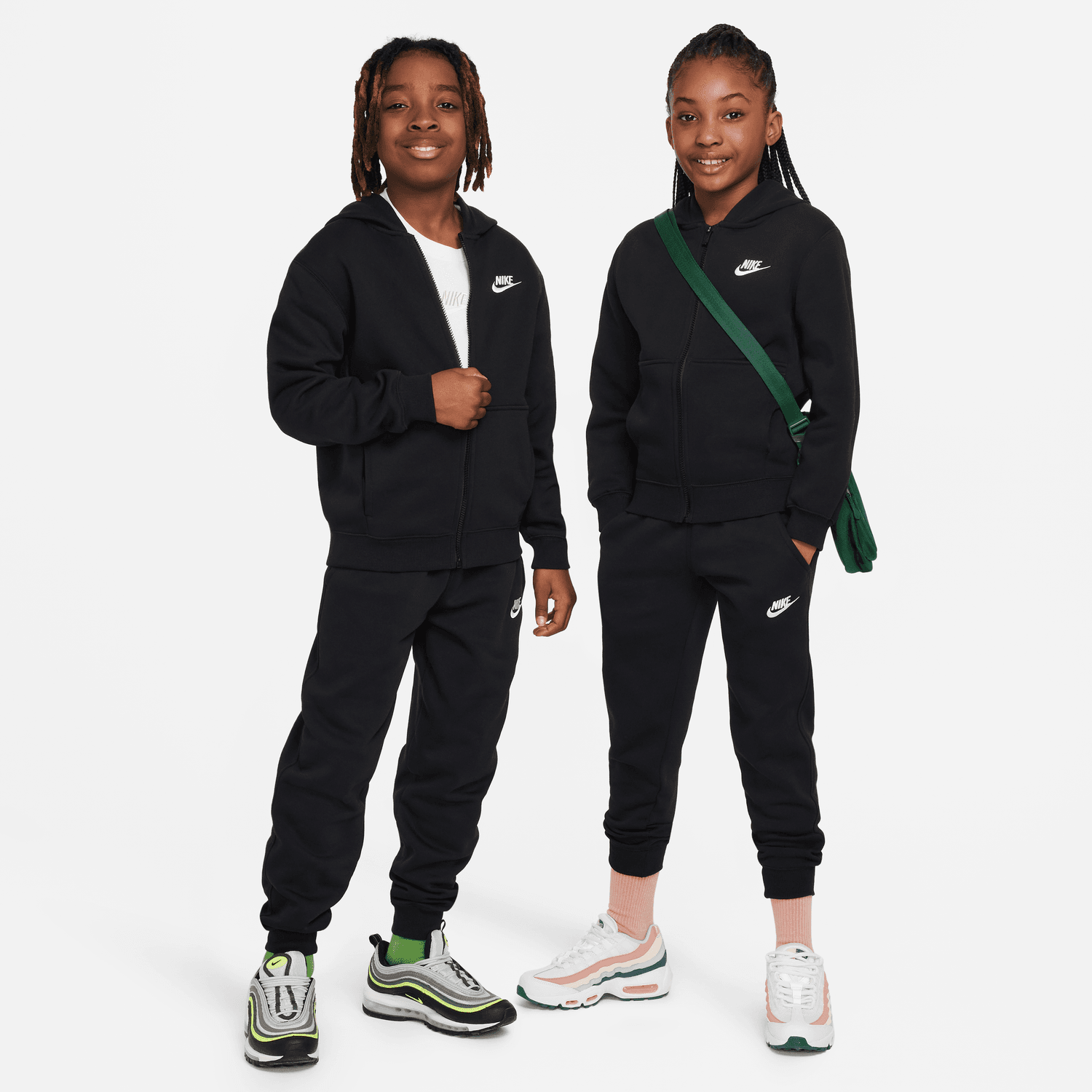 Survêtement Nike Club Fleece Junior - Noir