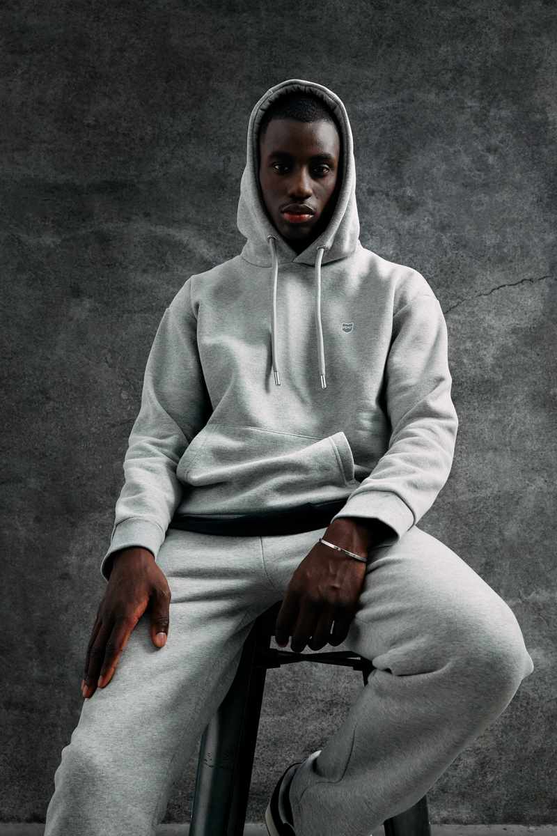 Sweat à capuche FK Premium - Gris