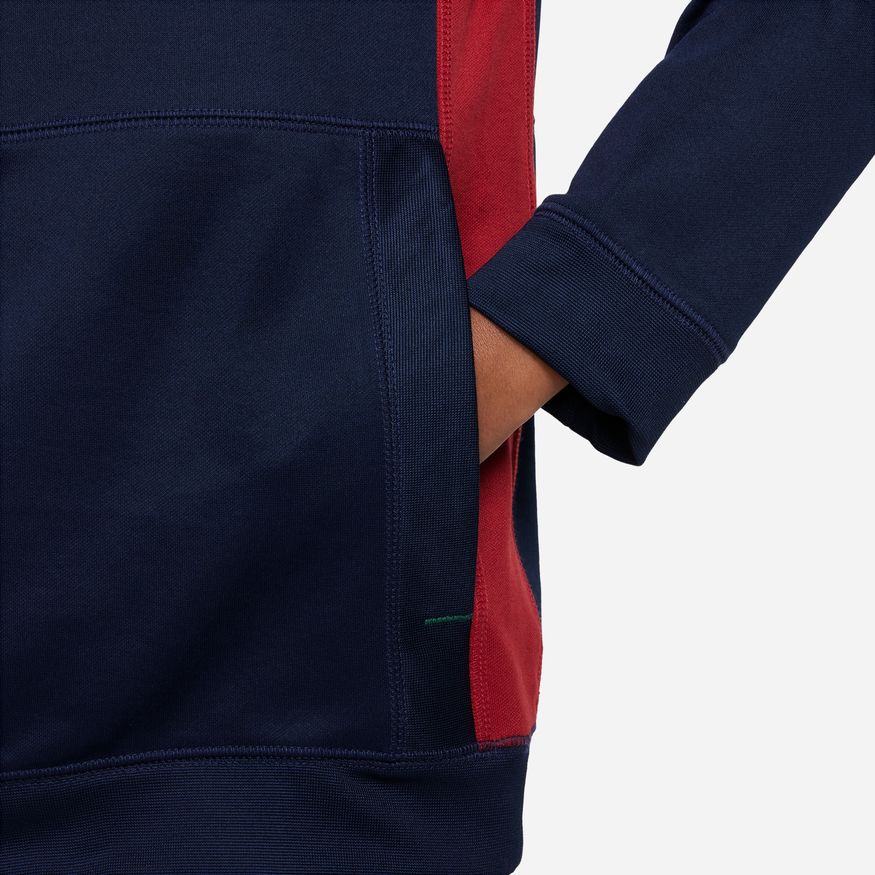 Sweat à capuche Portugal 2022/2023 Junior - Bleu/Vert/Rouge