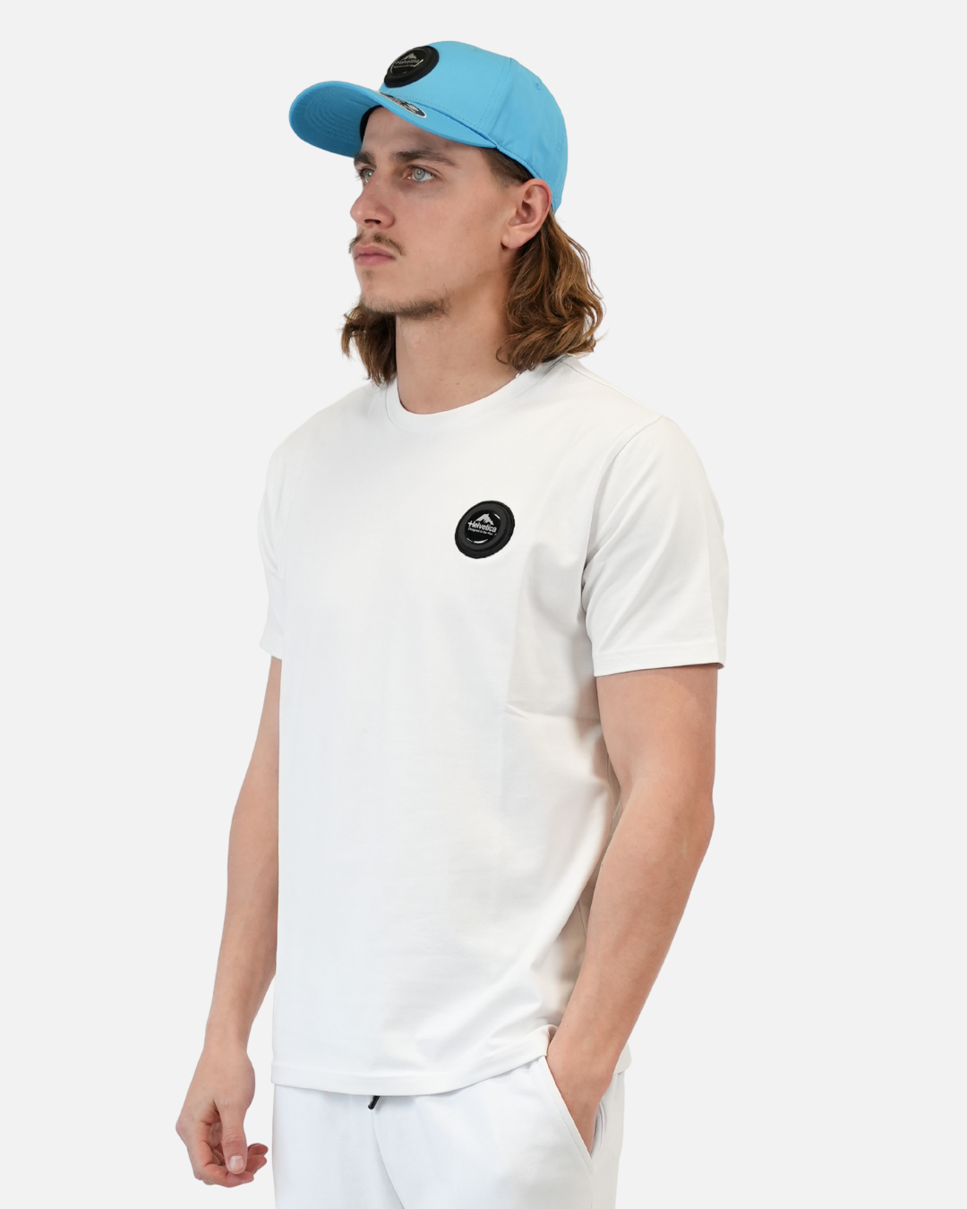 T-shirt Helvetica Ajaccio - Blanc