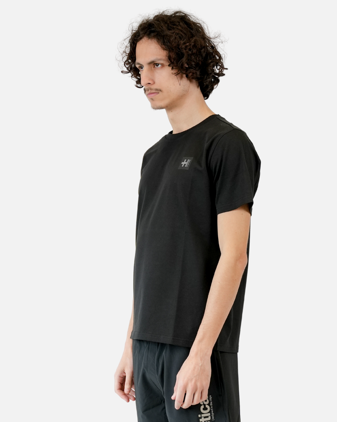 T-shirt Helvetica Quintana - Noir