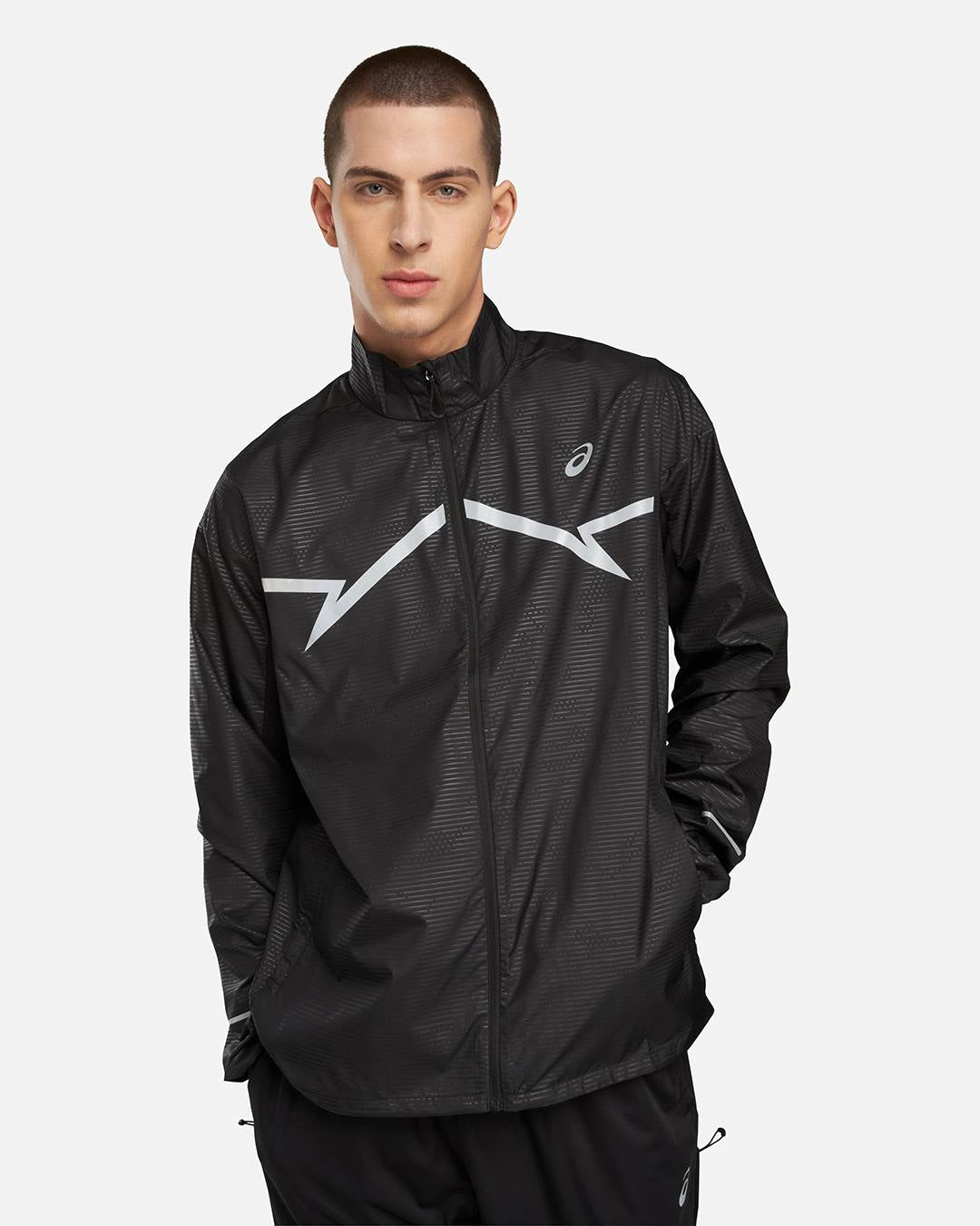 Veste Coupe-Vent Asics Running Lite-Show - Noir