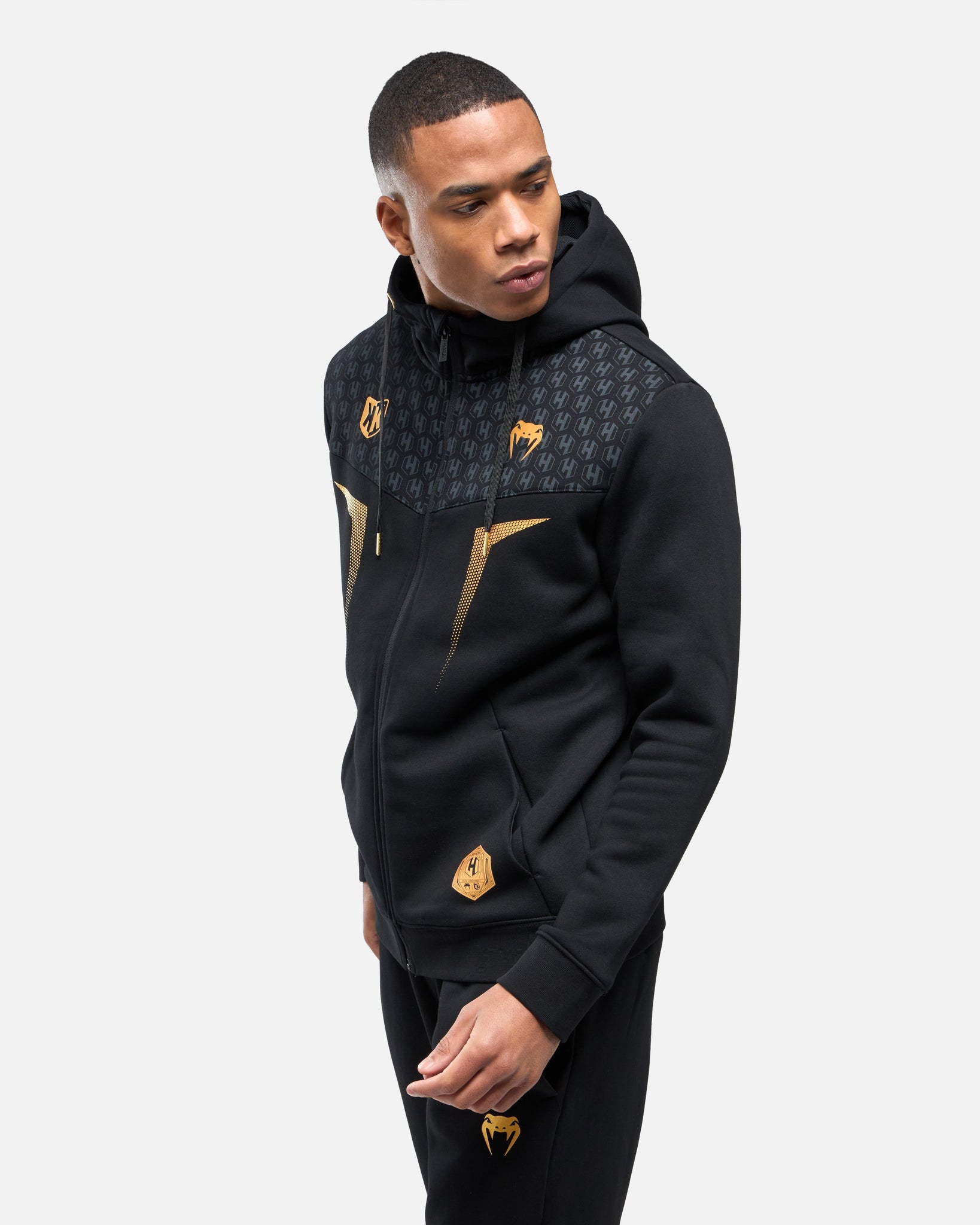 Veste à capuche FK x Venum Hexagone MMA - Noir/Doré