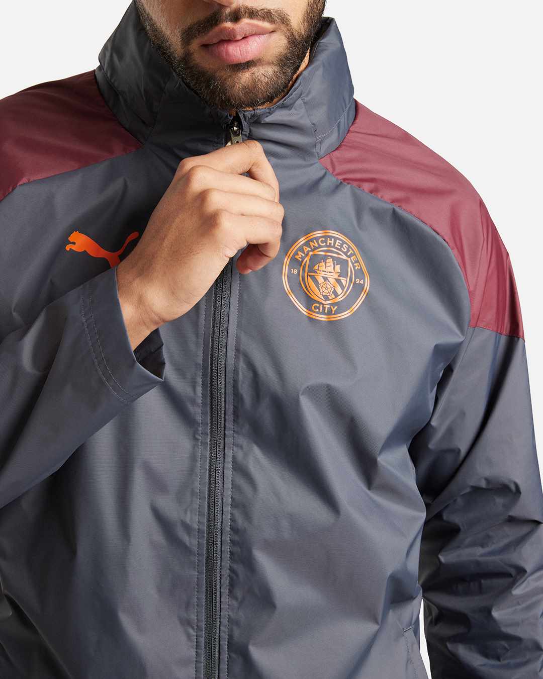 Veste Coupe-Vent Manchester City - Gris