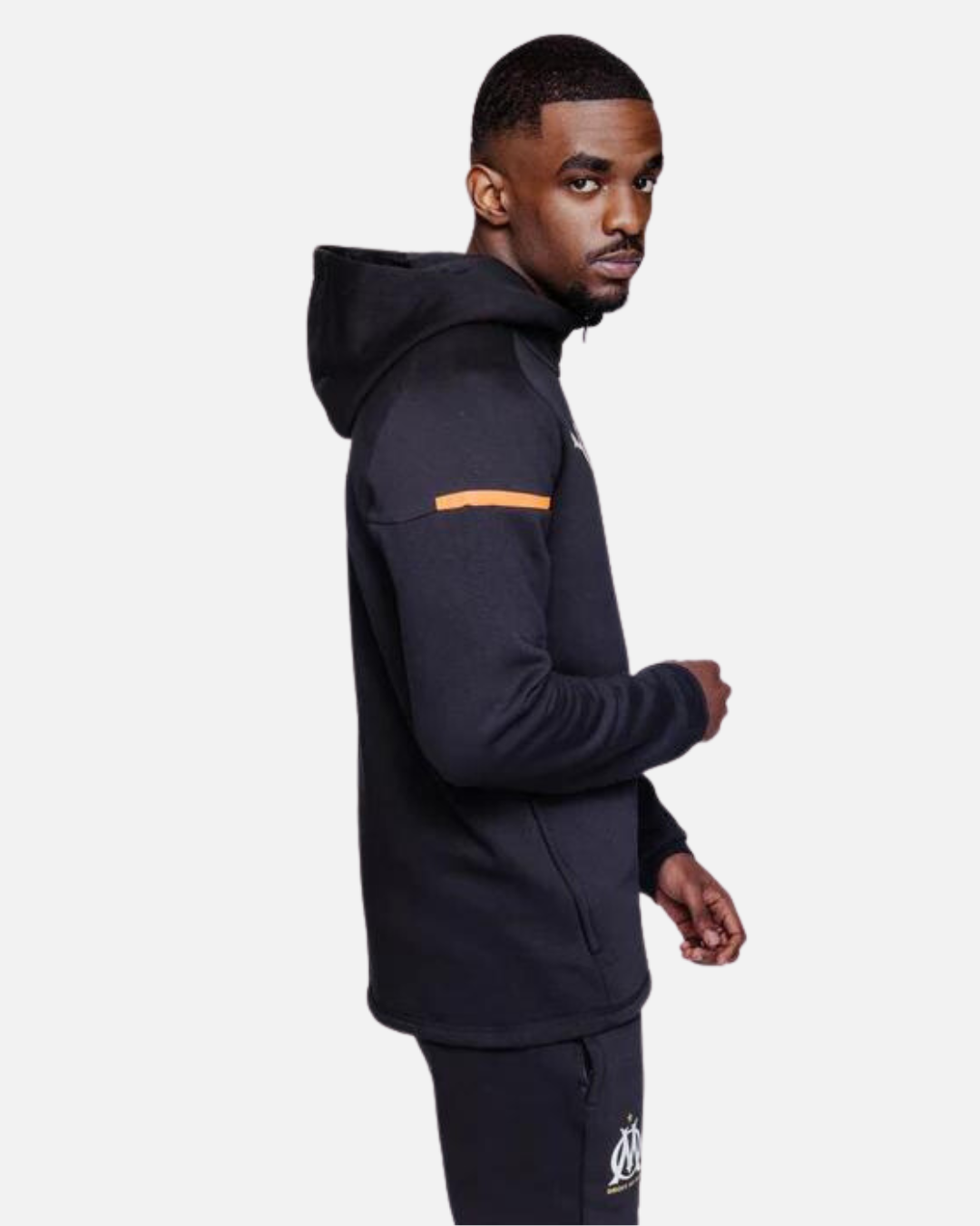 Veste d'entrainement OM - Noir/Orange