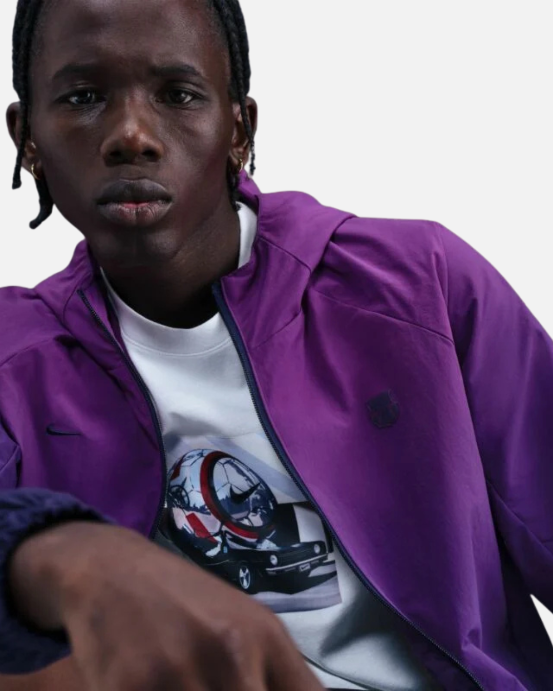 Veste de survêtement FC Barcelone 2025/2026 - Violet