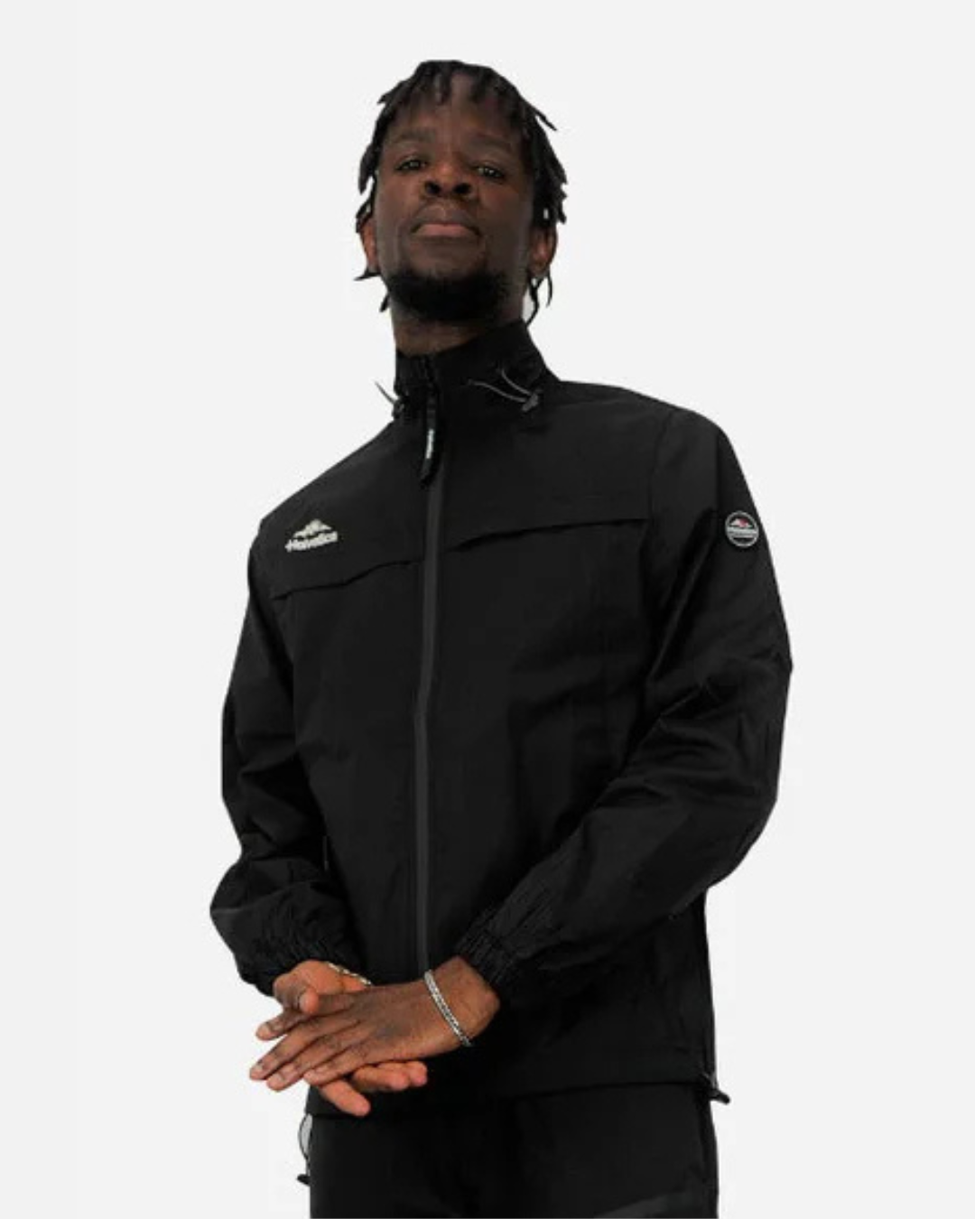 Veste de survêtement Helvetica Alburry - Noir