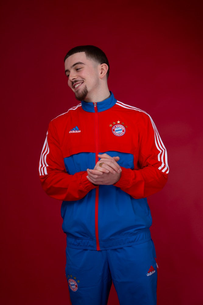 Veste de survêtement Bayern Munich - Rouge/Bleu